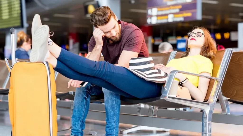 dormir en el aeropuerto